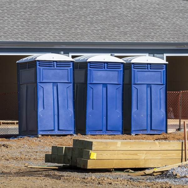 how do you ensure the portable restrooms are secure and safe from vandalism during an event in Standish